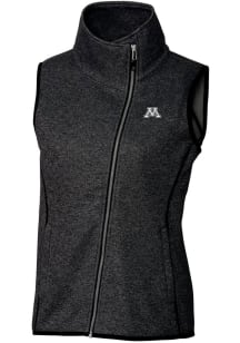Cutter and Buck Minnesota Golden Gophers Womens Charcoal Mainsail Vest