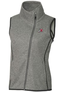 Cutter and Buck Utah Utes Womens Grey Mainsail Vest
