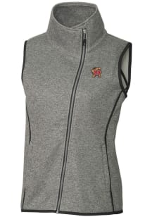 Cutter and Buck Maryland Terrapins Womens Grey Mainsail Vest