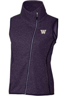 Cutter and Buck Washington Huskies Womens Purple Mainsail Vest