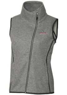 Cutter and Buck Gonzaga Bulldogs Womens Grey Mainsail Vest
