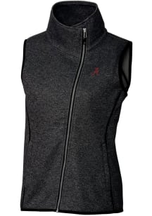 Cutter and Buck Alabama Crimson Tide Womens Charcoal Mainsail Vest