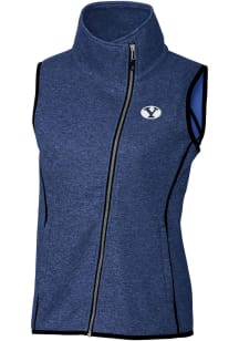 Cutter and Buck BYU Cougars Womens Blue Mainsail Vest