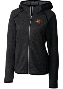 Cutter and Buck Iowa State Cyclones Womens Charcoal Mainsail Medium Weight Jacket