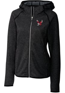 Cutter and Buck Eastern Washington Eagles Womens Charcoal Mainsail Medium Weight Jacket