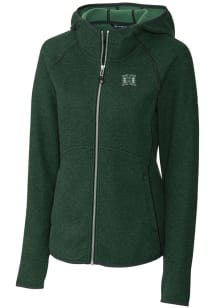 Cutter and Buck Hawaii Warriors Womens Green Mainsail Medium Weight Jacket