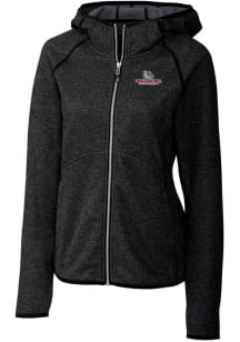 Cutter and Buck Gonzaga Bulldogs Womens Charcoal Mainsail Medium Weight Jacket
