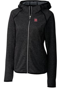 Cutter and Buck Rutgers Scarlet Knights Womens Charcoal Mainsail Medium Weight Jacket