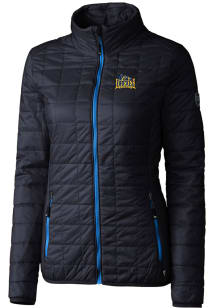 Cutter and Buck Drexel Dragons Womens Navy Blue Rainier PrimaLoft Puffer Filled Jacket