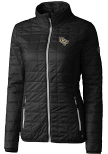 Cutter and Buck UCF Knights Womens Black Rainier PrimaLoft Puffer Filled Jacket