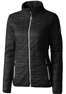 Cutter and Buck Eastern Kentucky Colonels Womens Black Rainier PrimaLoft Puffer Filled Jacket