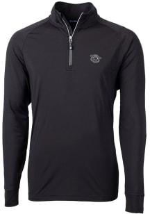 Cutter and Buck Cincinnati Bearcats Mens Black Adapt Stretch Long Sleeve Qtr Zip Pullover