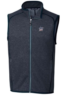 Cutter and Buck Miami Marlins Mens Navy Blue Mainsail Sleeveless Jacket