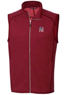 Cutter and Buck New York Yankees Mens Red Mainsail Sleeveless Jacket
