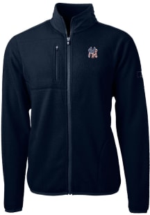 Cutter and Buck New York Yankees Mens Navy Blue Americana Cascade Sherpa Big and Tall Light Weight..