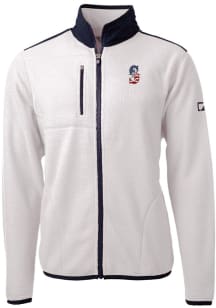 Cutter and Buck Seattle Mariners Mens Grey Americana Cascade Sherpa Big and Tall Light Weight Jack..