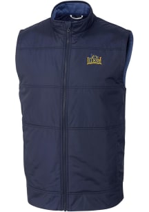 Cutter and Buck Drexel Dragons Big and Tall Navy Blue Stealth Hybrid Quilted Windbreaker Vest Mens..