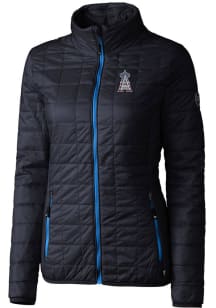 Cutter and Buck Los Angeles Angels Womens Navy Blue Americana Rainier PrimaLoft Filled Jacket