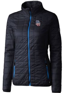 Cutter and Buck San Diego Padres Womens Navy Blue Americana Rainier PrimaLoft Filled Jacket