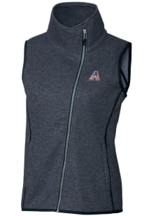 Cutter and Buck Arizona Diamondbacks Womens Navy Blue Americana Mainsail Asymmetrical Vest