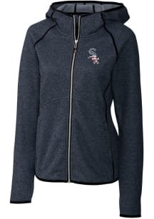 Cutter and Buck Chicago White Sox Womens Navy Blue Mainsail Medium Weight Jacket