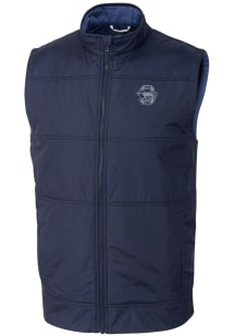 Cutter and Buck Penn State Nittany Lions Big and Tall Navy Blue Stealth Hybrid Quilted Vest Mens V..