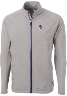 Cutter and Buck Michigan State Spartans Mens Grey Adapt Eco Knit Big and Tall Light Weight Jacket