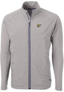 Cutter and Buck West Virginia Mountaineers Mens Anthracite Adapt Eco Knit Big and Tall Light Weigh..