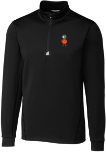 Cutter and Buck UCF Knights Mens Black Vault Traverse Big and Tall Qtr Zip