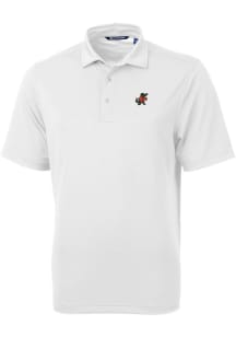 Cutter and Buck Florida Gators White Virtue Eco Pique Big and Tall Polo