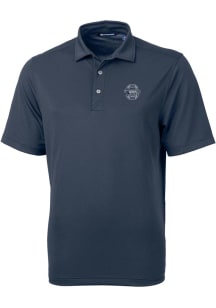 Cutter and Buck Penn State Nittany Lions Navy Blue Vault Virtue Eco Pique Big and Tall Polo