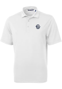 Cutter and Buck Penn State Nittany Lions White Vault Virtue Eco Pique Big and Tall Polo