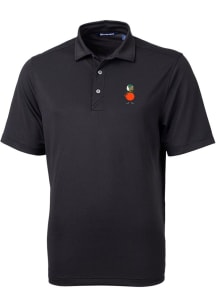 Cutter and Buck UCF Knights Black Virtue Eco Pique Big and Tall Polo