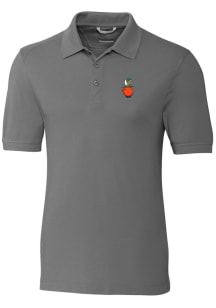 Cutter and Buck UCF Knights Grey Advantage Pique Big and Tall Polo