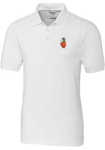 Cutter and Buck UCF Knights White Advantage Pique Big and Tall Polo