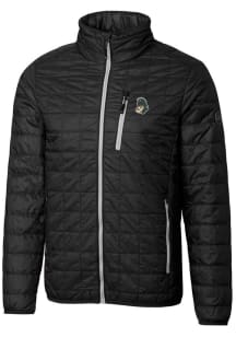 Cutter and Buck Michigan State Spartans Mens Black Vault Rainier PrimaLoft Big and Tall Lined Jack..