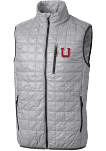 Cutter and Buck Utah Utes Big and Tall Anthracite Rainier PrimaLoft Vest Mens Vest