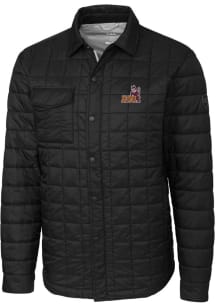 Cutter and Buck Arizona State Sun Devils Mens Black Rainier PrimaLoft Quilted Big and Tall Lined J..