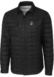 Cutter and Buck Michigan State Spartans Mens Black Rainier PrimaLoft Quilted Big and Tall Lined Ja..