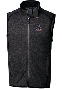 Cutter and Buck Delaware Fightin' Blue Hens Big and Tall Charcoal Mainsail Sweater Vest Mens Vest