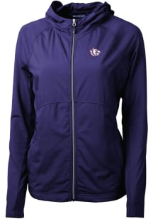 Cutter and Buck TCU Horned Frogs Womens Purple Adapt Eco Light Weight Jacket