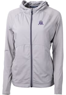 Cutter and Buck Northwestern Wildcats Womens Grey Adapt Eco Light Weight Jacket