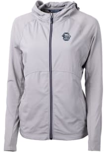 Cutter and Buck Penn State Nittany Lions Womens Grey Vault Adapt Eco Light Weight Jacket