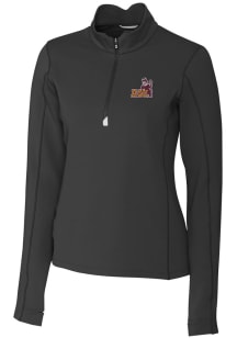 Cutter and Buck Arizona State Sun Devils Womens Black Vault Traverse Qtr Zip