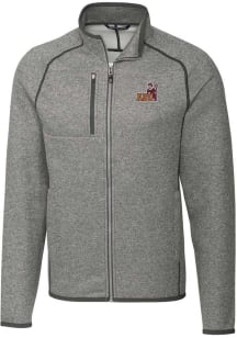 Cutter and Buck Arizona State Sun Devils Mens Anthracite Mainsail Sweater Big and Tall Light Weigh..