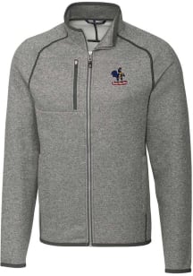 Cutter and Buck Delaware Fightin' Blue Hens Mens Grey Mainsail Sweater Big and Tall Light Weight J..