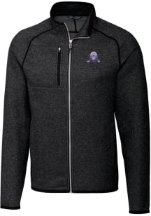 Cutter and Buck Northwestern Wildcats Mens Charcoal Mainsail Sweater Big and Tall Light Weight Jac..