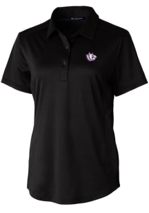 Cutter and Buck TCU Horned Frogs Womens Black Vault Prospect Textured Short Sleeve Polo Shirt