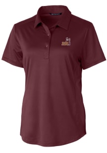 Cutter and Buck Arizona State Sun Devils Womens Red Vault Prospect Short Sleeve Polo Shirt