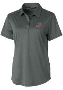 Cutter and Buck Arizona State Sun Devils Womens Grey Vault Prospect Short Sleeve Polo Shirt